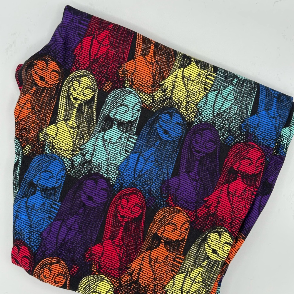 Lularoe NBC Nightmare Before Christmas Sally TC Leggings *SUPER RARE*